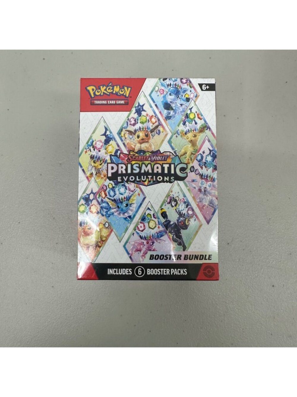 Prismatic Evolutions Booster bundle Scarlet And Violet Pokémon TCG 6 Packs